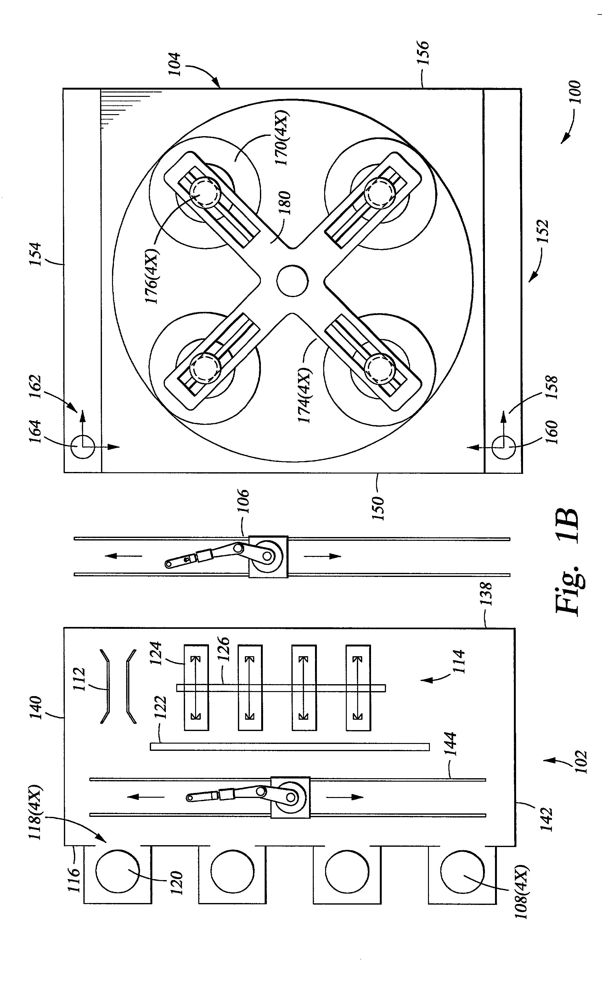 Chemical mechanical processing system with mobile load cup