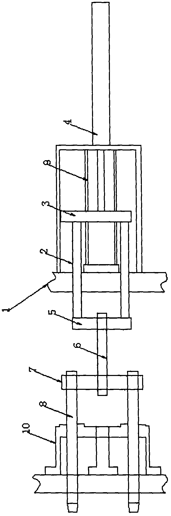 Screw pitch control mechanism of spring machine