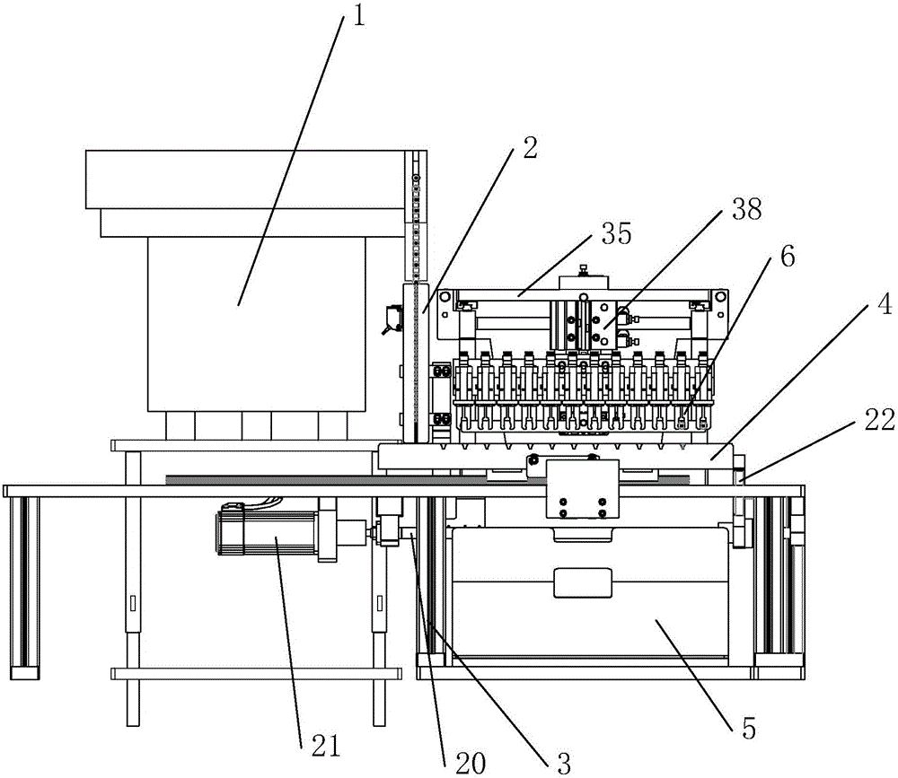 Drip chamber and catheter assembling mechanism