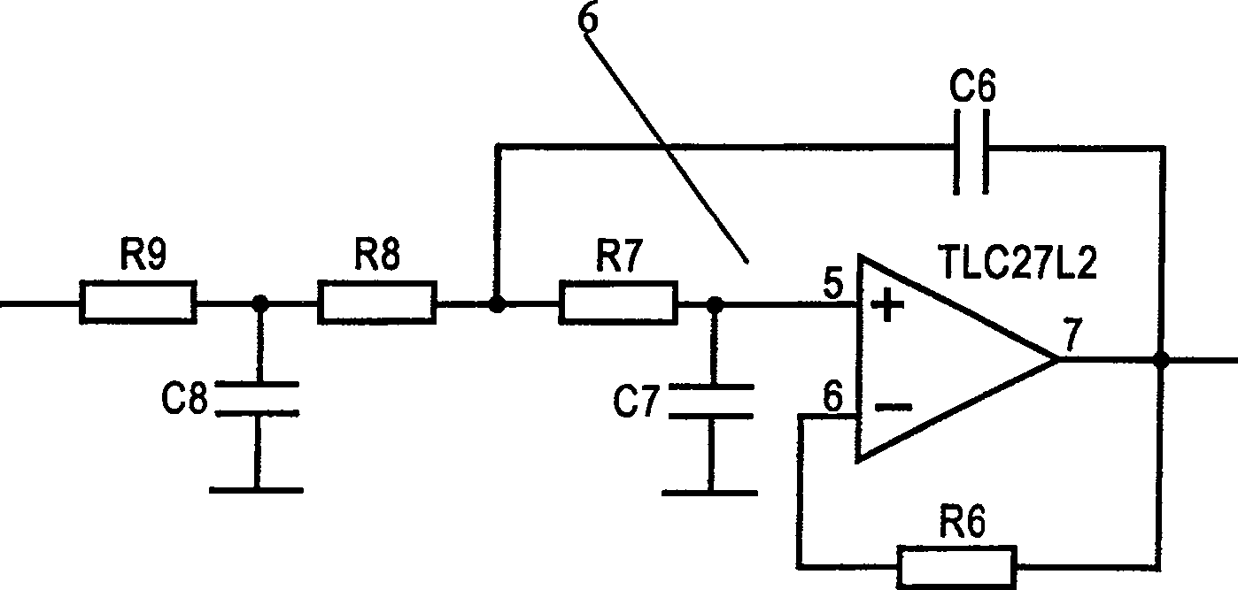 Isolating A/D to D/A converting circuit