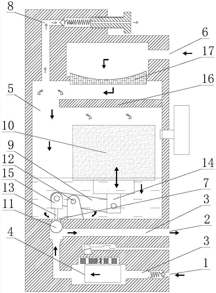 Gasoline metering and backflow device with gasoline blocking mechanism