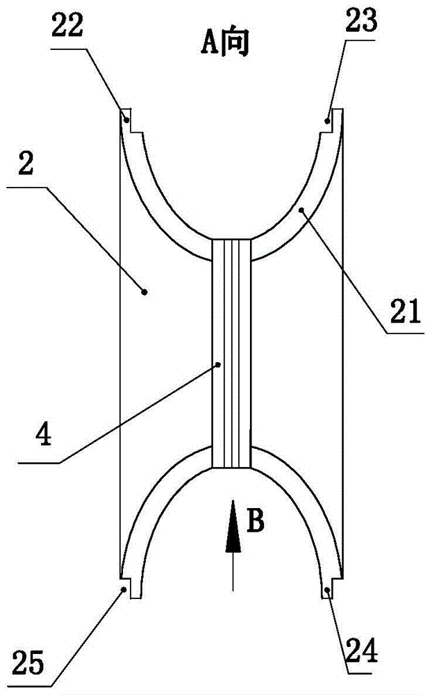 Steel wire guiding device for bone fragment fixation of femoral shaft fracture