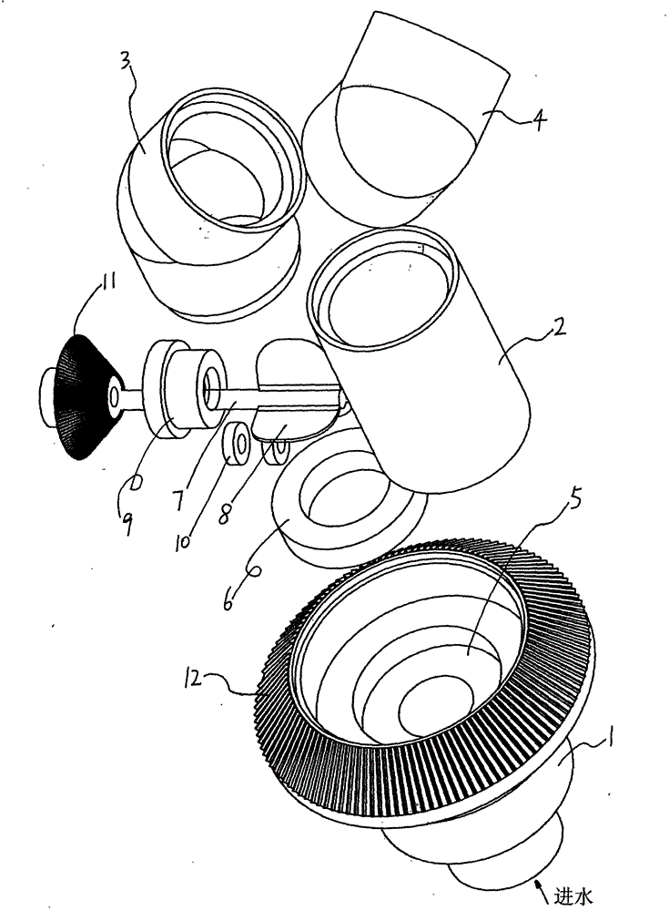 Energy-saving device capable of rotating by 360 degrees