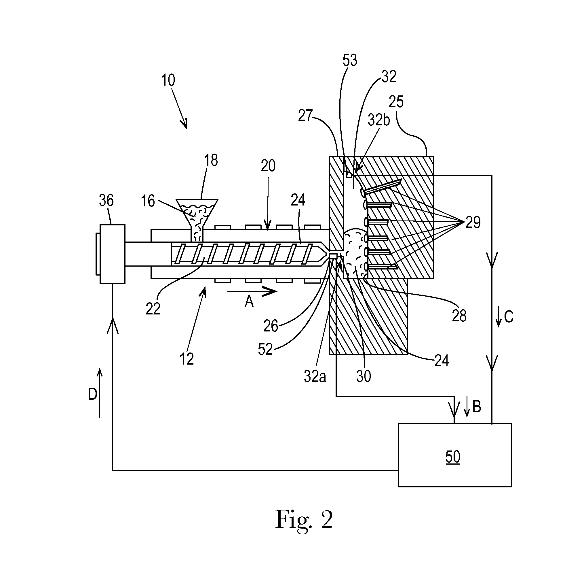 Process and apparatus for making tufted article