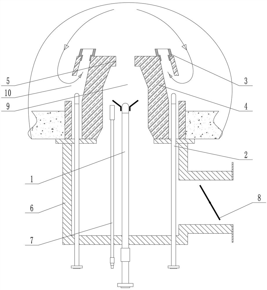 Low-NOx low-CO efficient energy-saving combustor