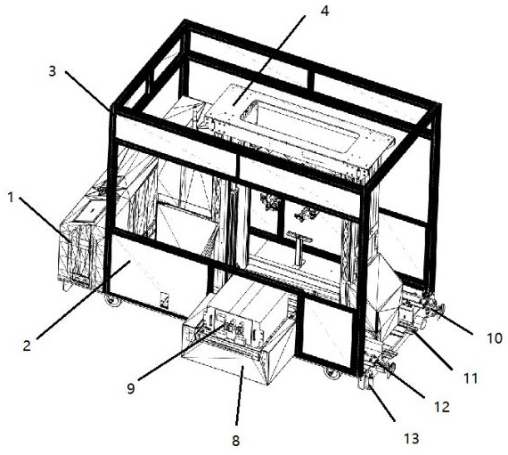 an assembled structure