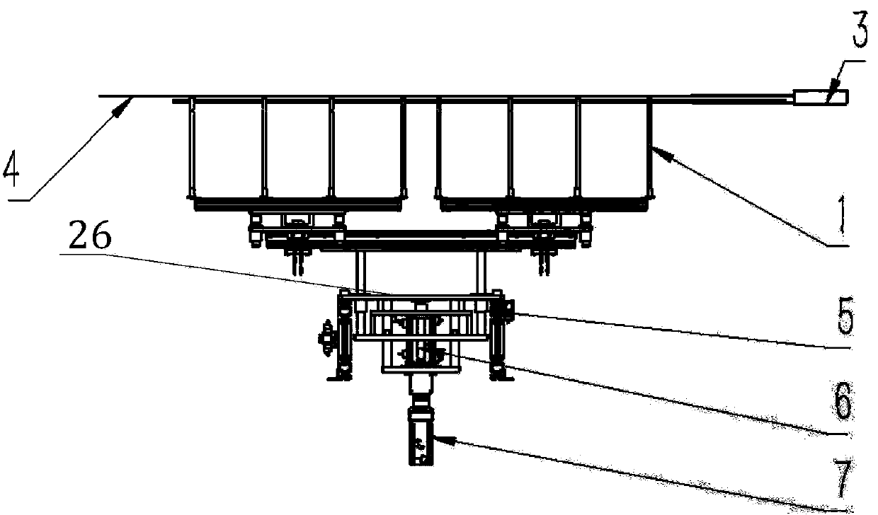 Glass substrate full-automatic cutting device and method