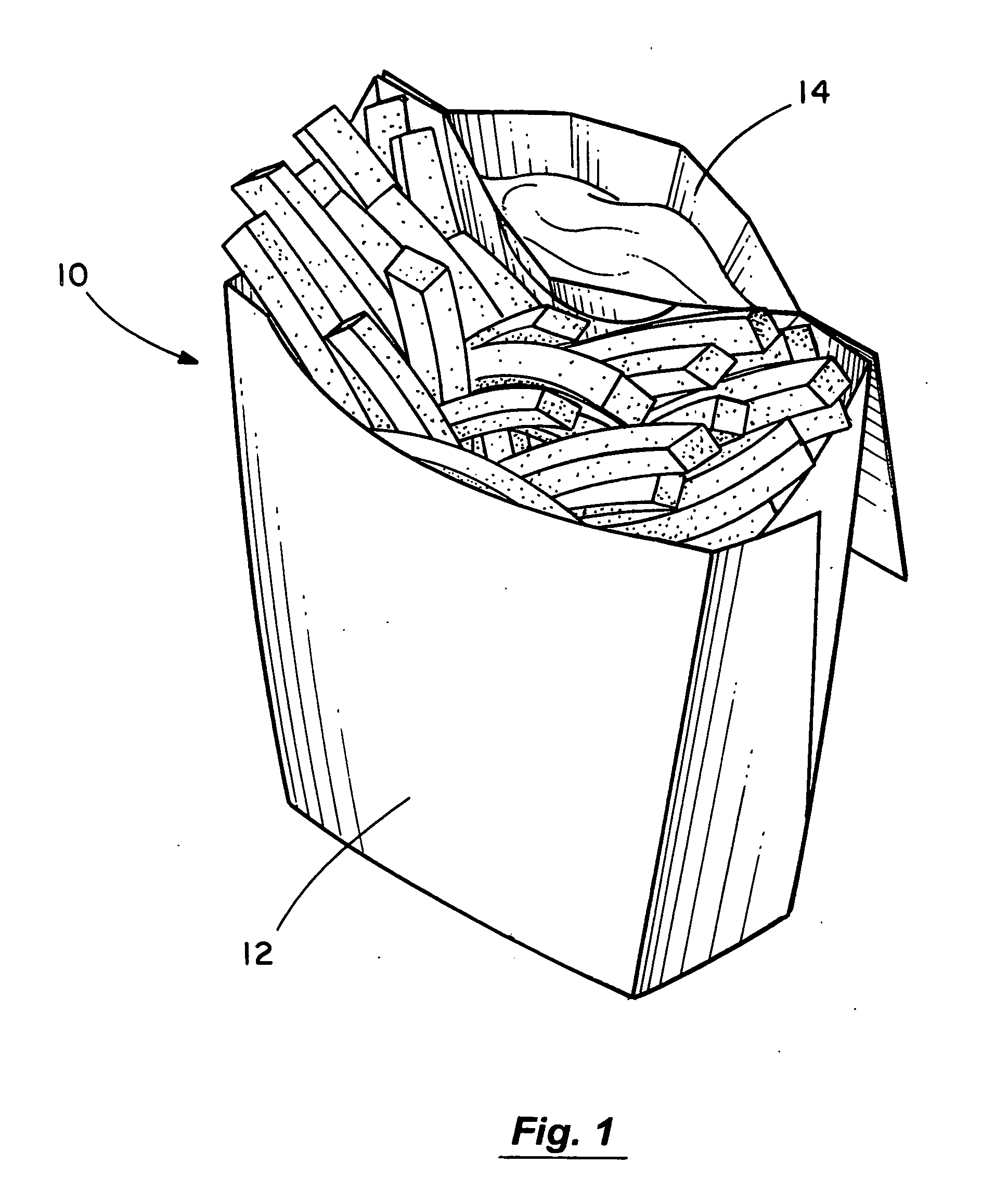 Container with integral compartments