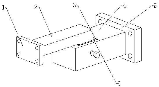 Bracket for trailer based on industrial machinery