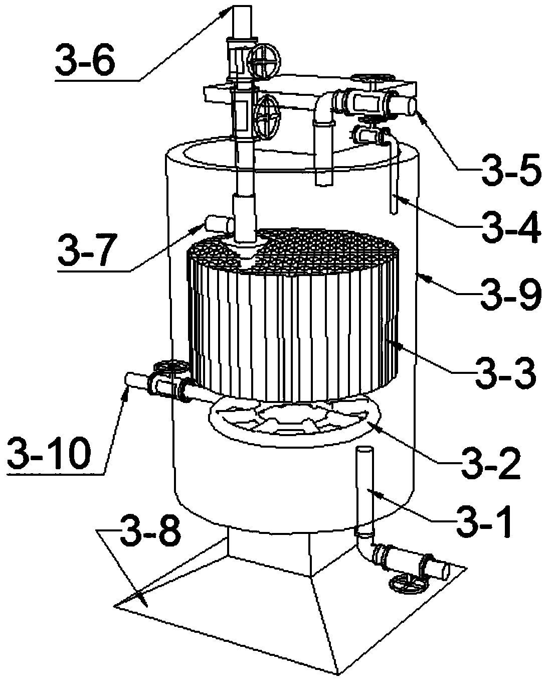 Device for repairing soil heavy mental pollution