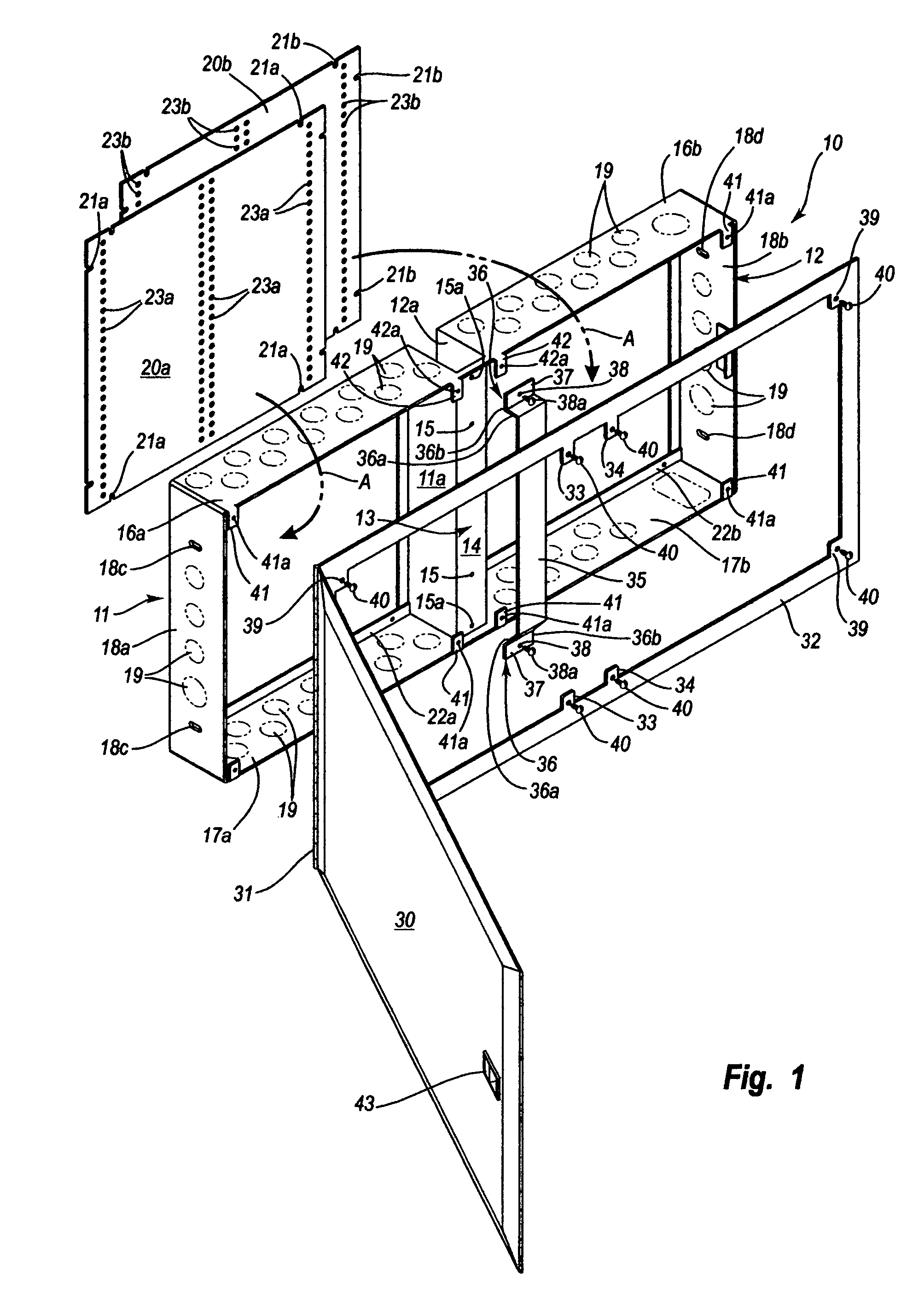 Electrical box straddling a construction stud