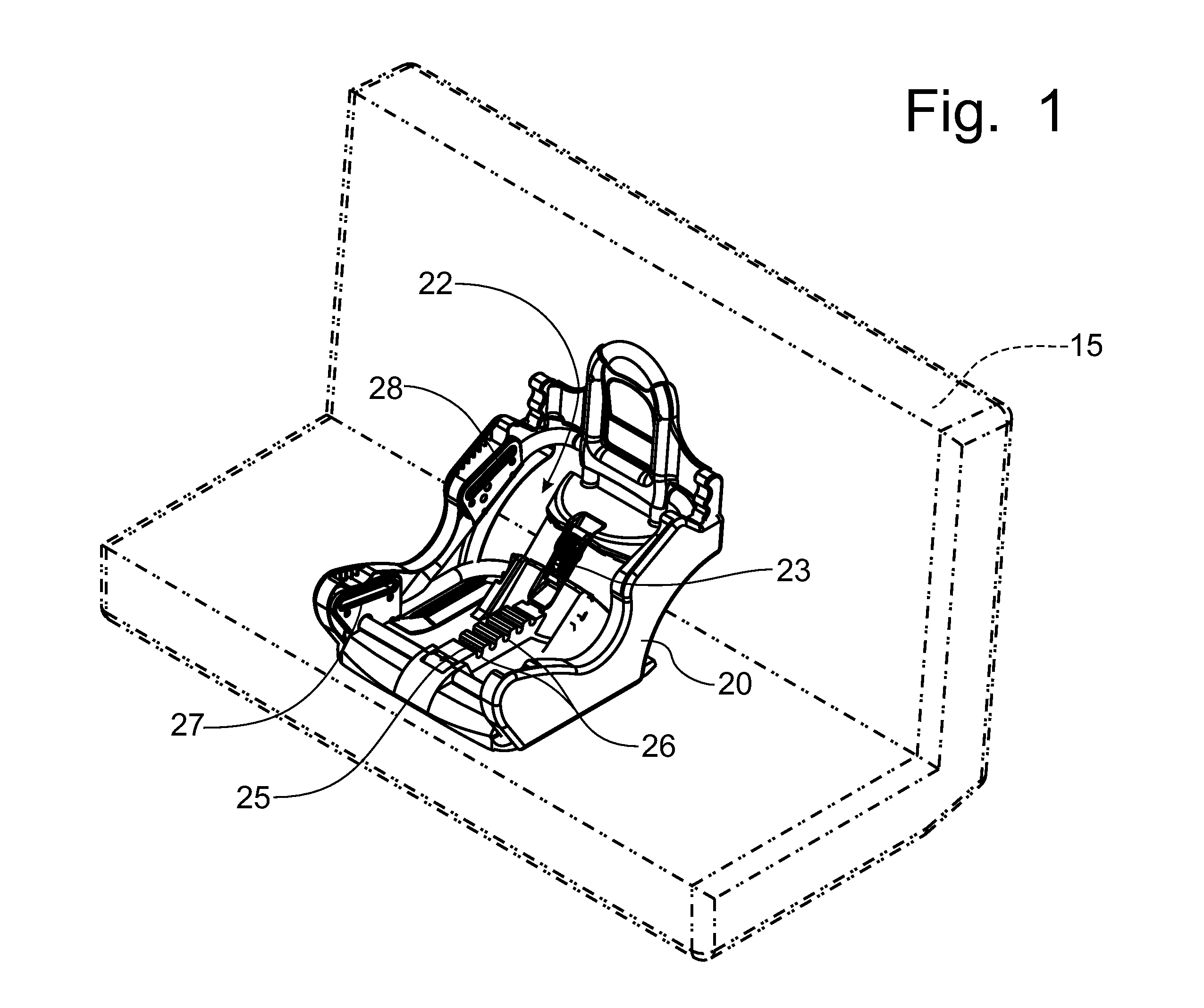 Head rest and harness adjustment for child car seat