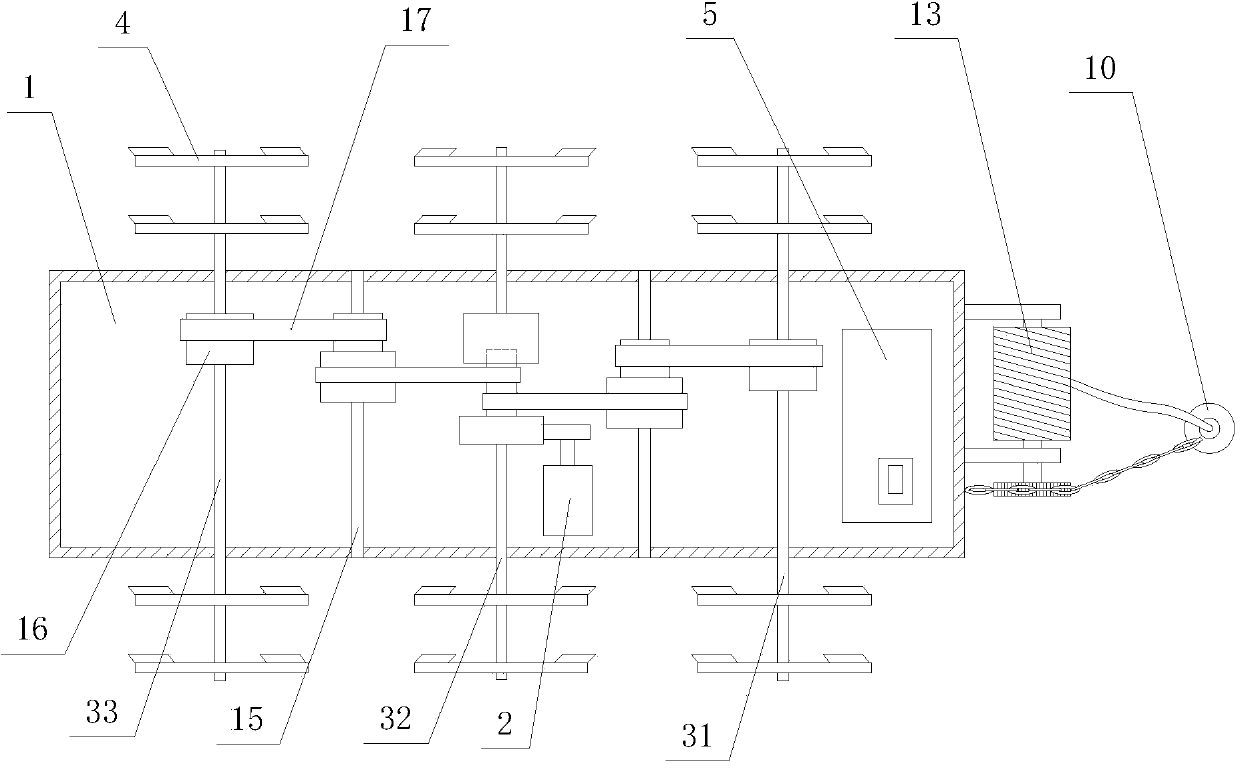 Self-adaptation sea wave and sea current comprehensive generator set group