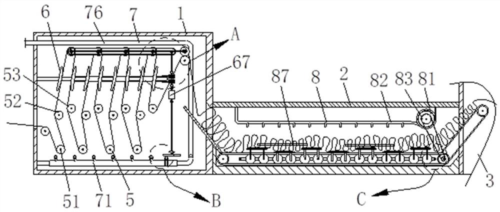 Knitting open-width continuous ultrasonic boiling system and method