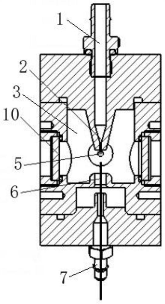 Dust component detection device and method based on spark-induced breakdown spectroscopy