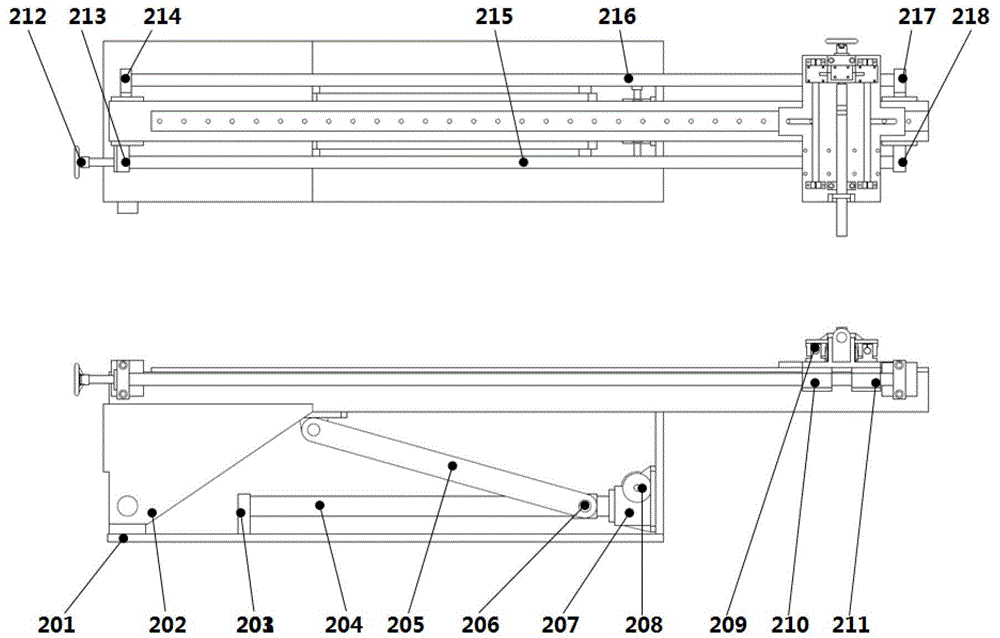 Rigidity experiment bench equipment for opening and closing part