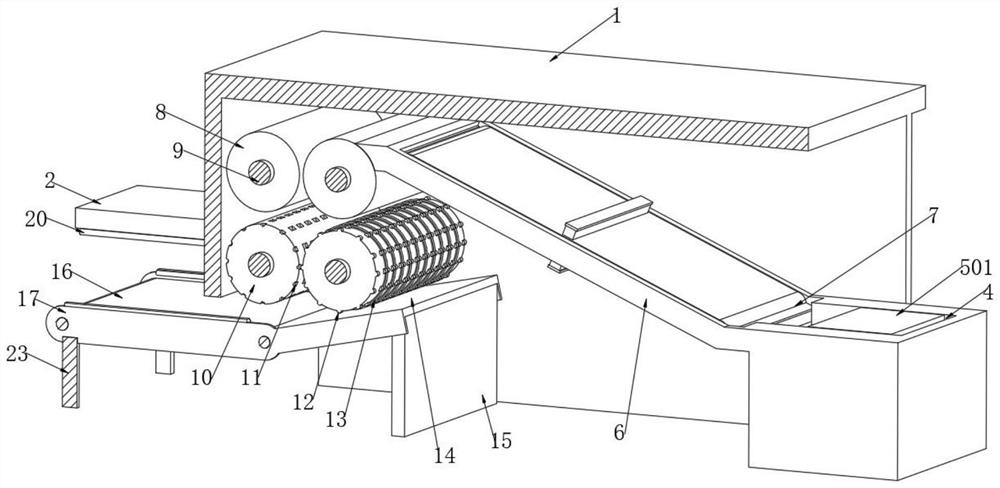 Rapid lace noodle pressing forming machine