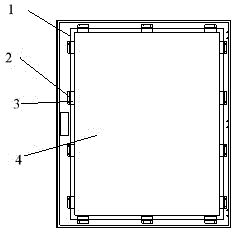 Glass clamping mechanism of fully-automatic backlight assembling machine