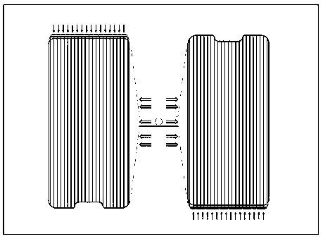 V-cut light guide plate forming method and V-cut light guide plate forming mold