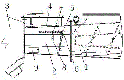 Anti-blocking method and equipment for biomass boiler worm feeder