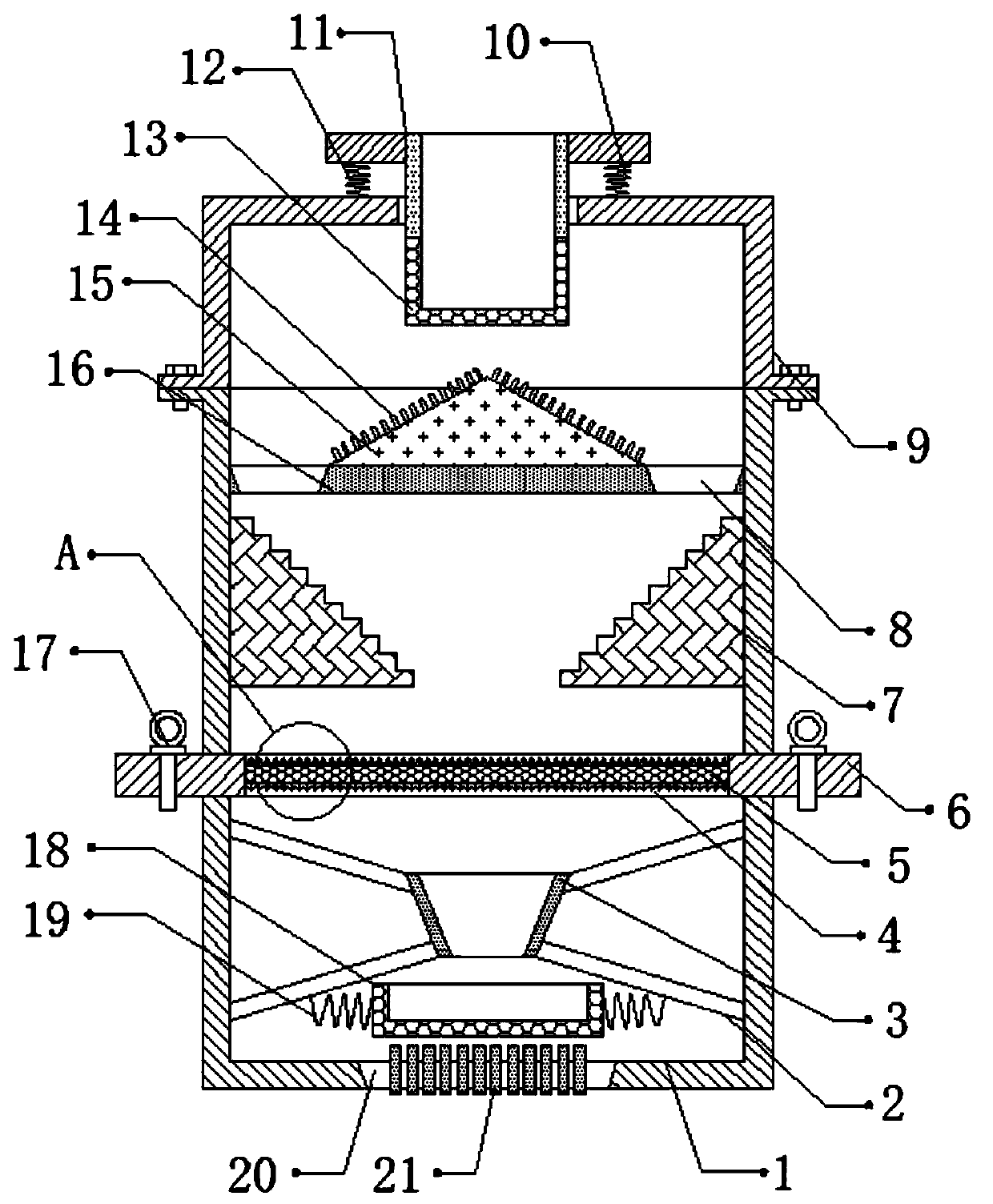 Environment-friendly foam breaker production filtering equipment