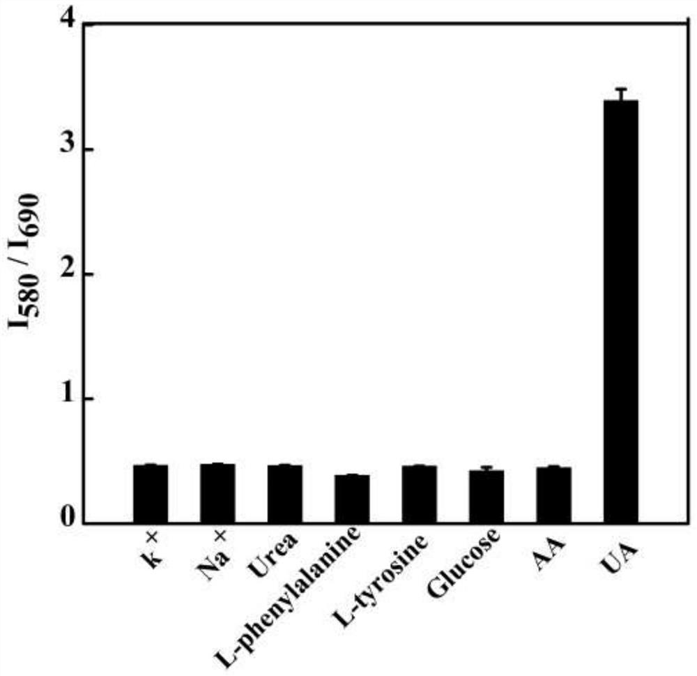 Preparation method and application of a bsa-au/ag NCs/OPD/HRP ratiometric fluorescent sensor