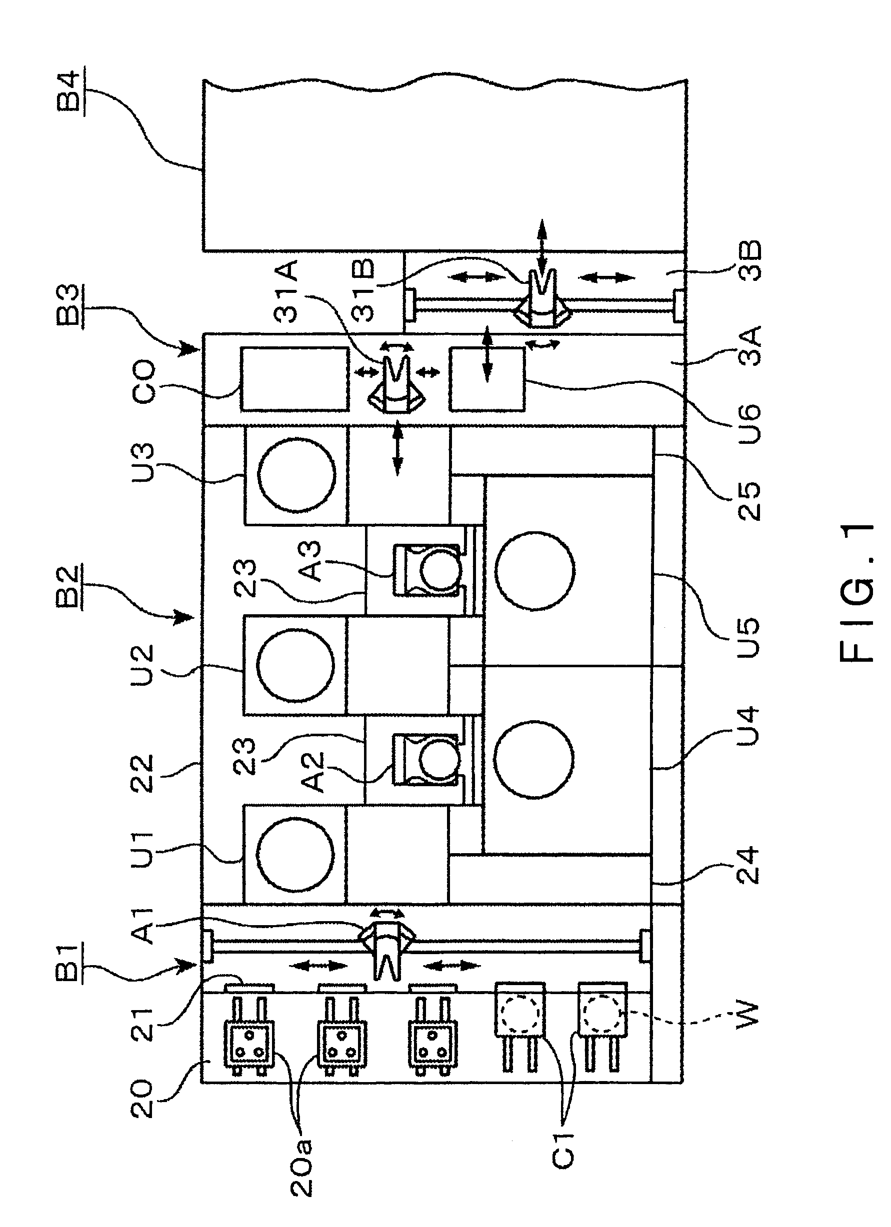 Substrate carrying apparatus, substrate carrying method, and coating and developing apparatus