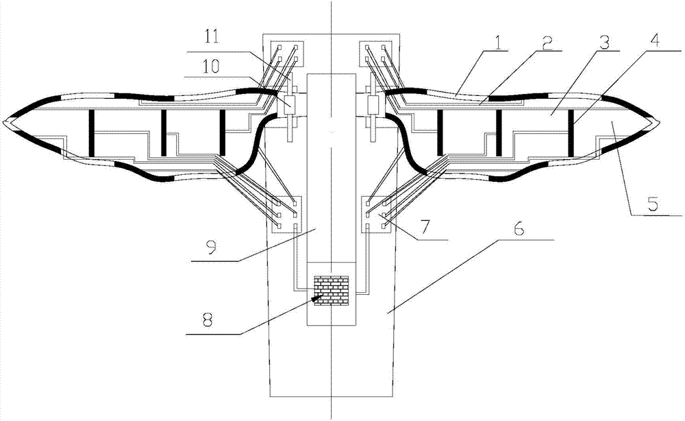 IPMC (Ionic Polymer Metal Composite) driven simulated dragonfly wing flapping robot