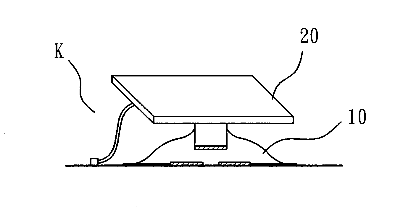 Touch inductive key