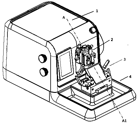 Collecting disc and slicing machine with same