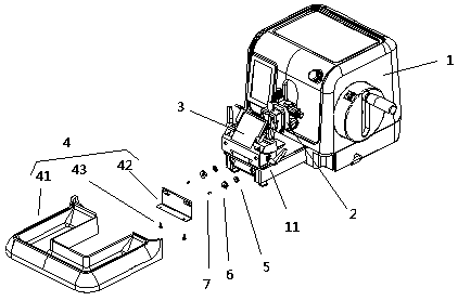 Collecting disc and slicing machine with same