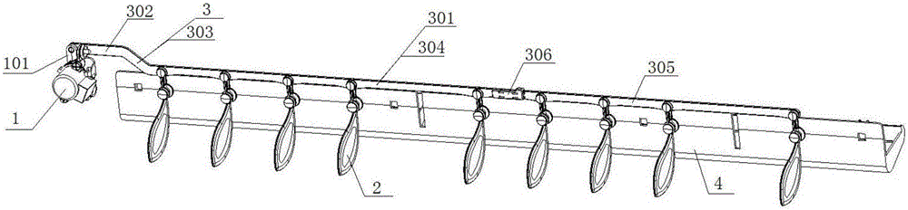 Air conditioning swing mechanism and air conditioner