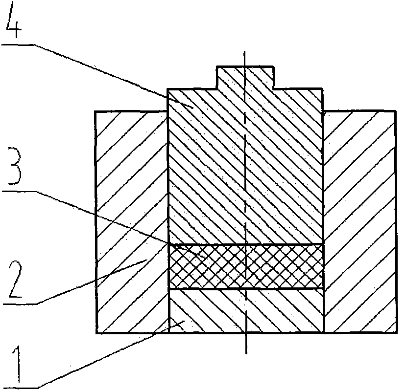 C-shaped flanging metal rubber component preparation process