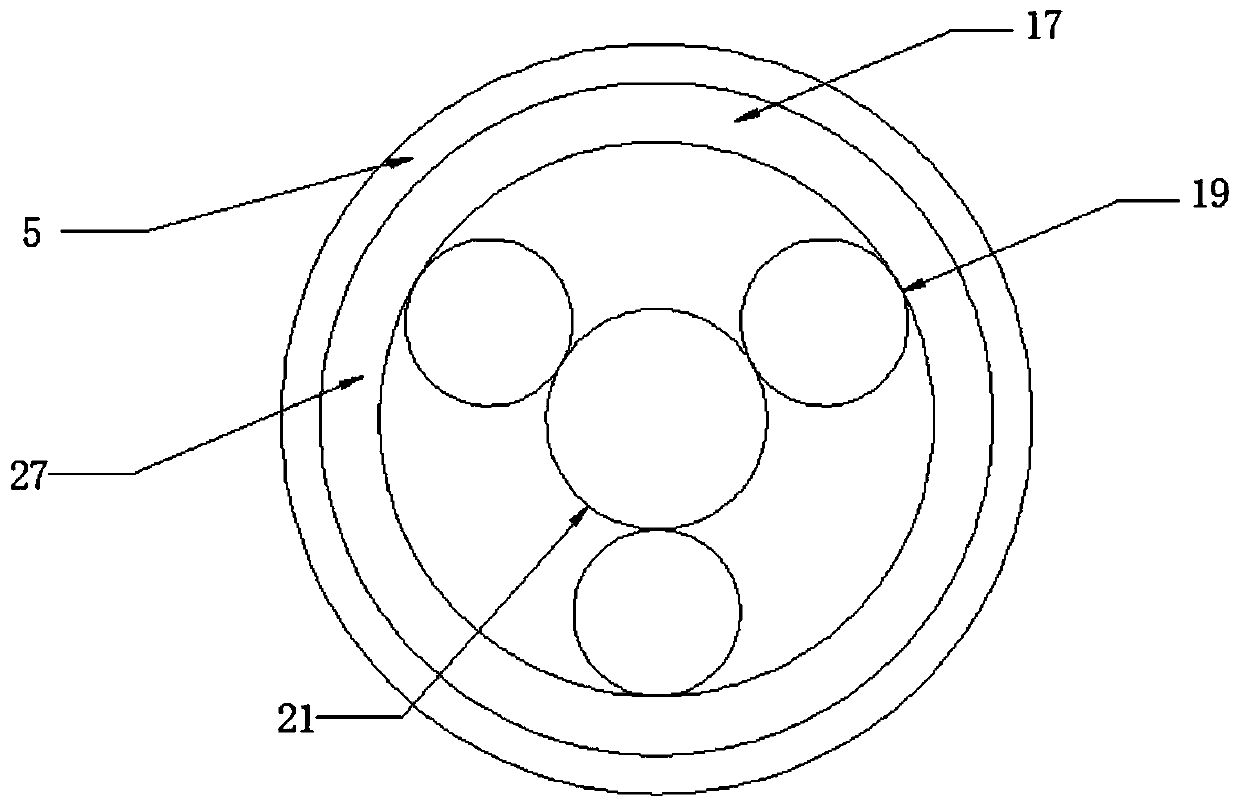 Paper product raw material stirring device