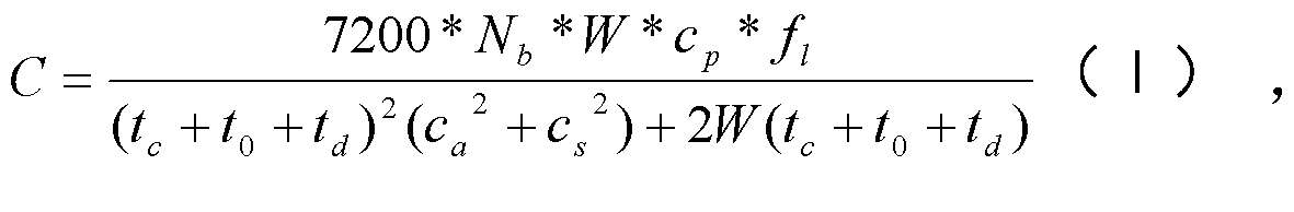 Forecasting method of traffic capacity of bus rapid transit system