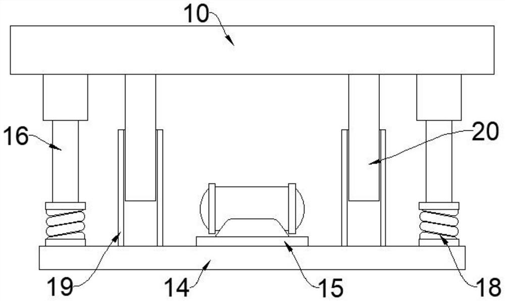 Mud scraping equipment for roadbed concrete construction