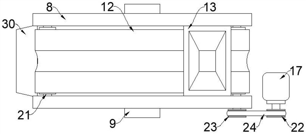 Mud scraping equipment for roadbed concrete construction