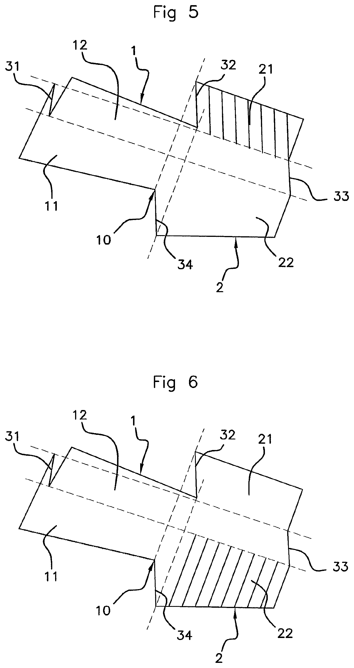 Inductive position sensor with secondary turns extending through a printed circuit board