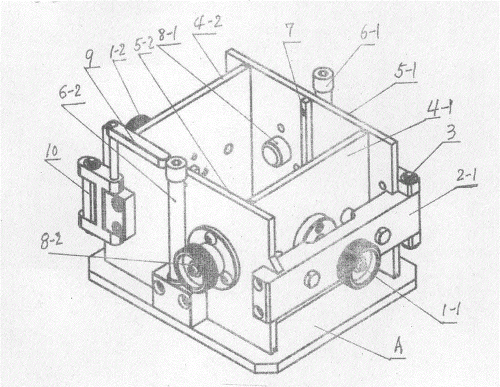 Specimen preparation mold for strength test of standard bricks for masonry