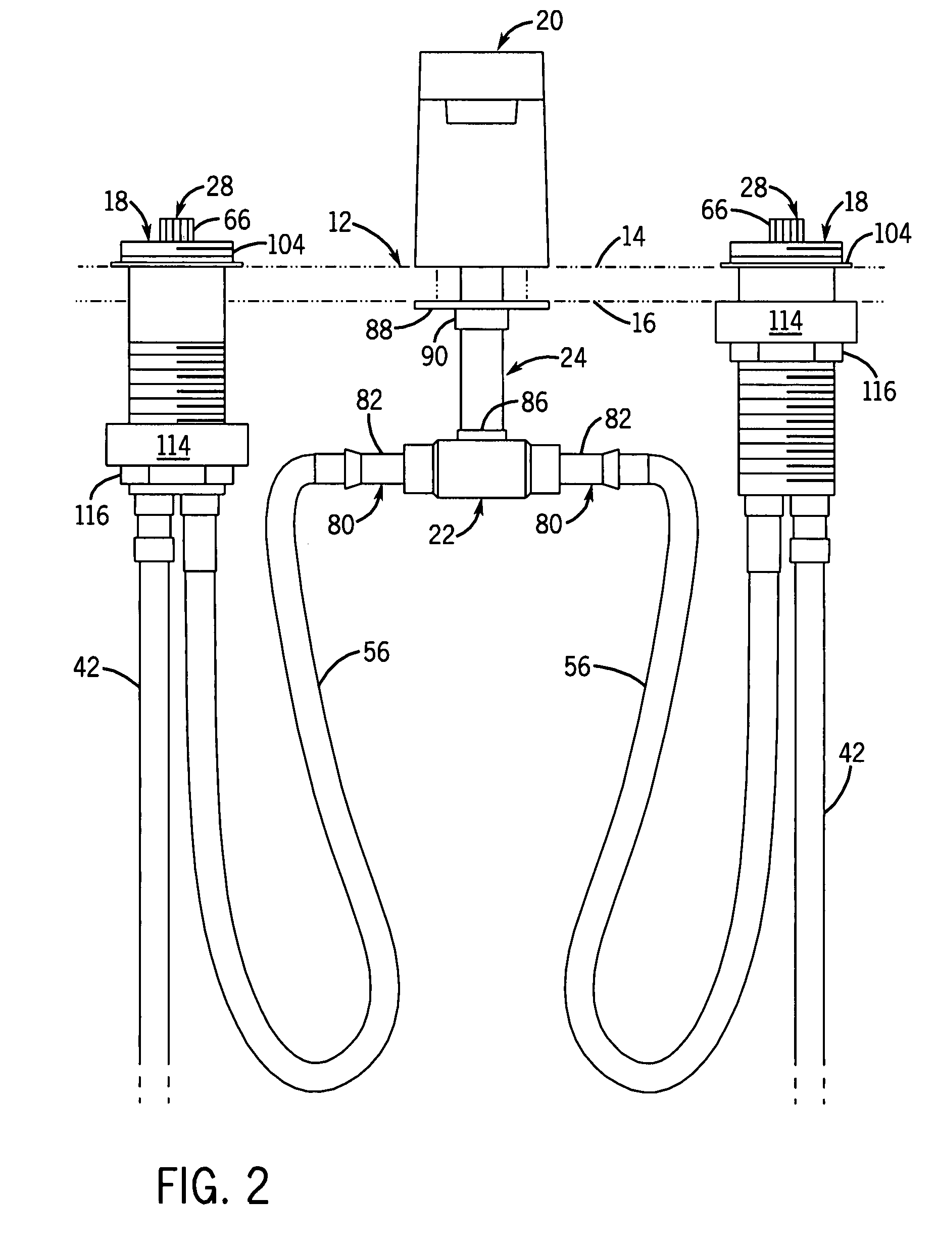 Low-profile valve assembly