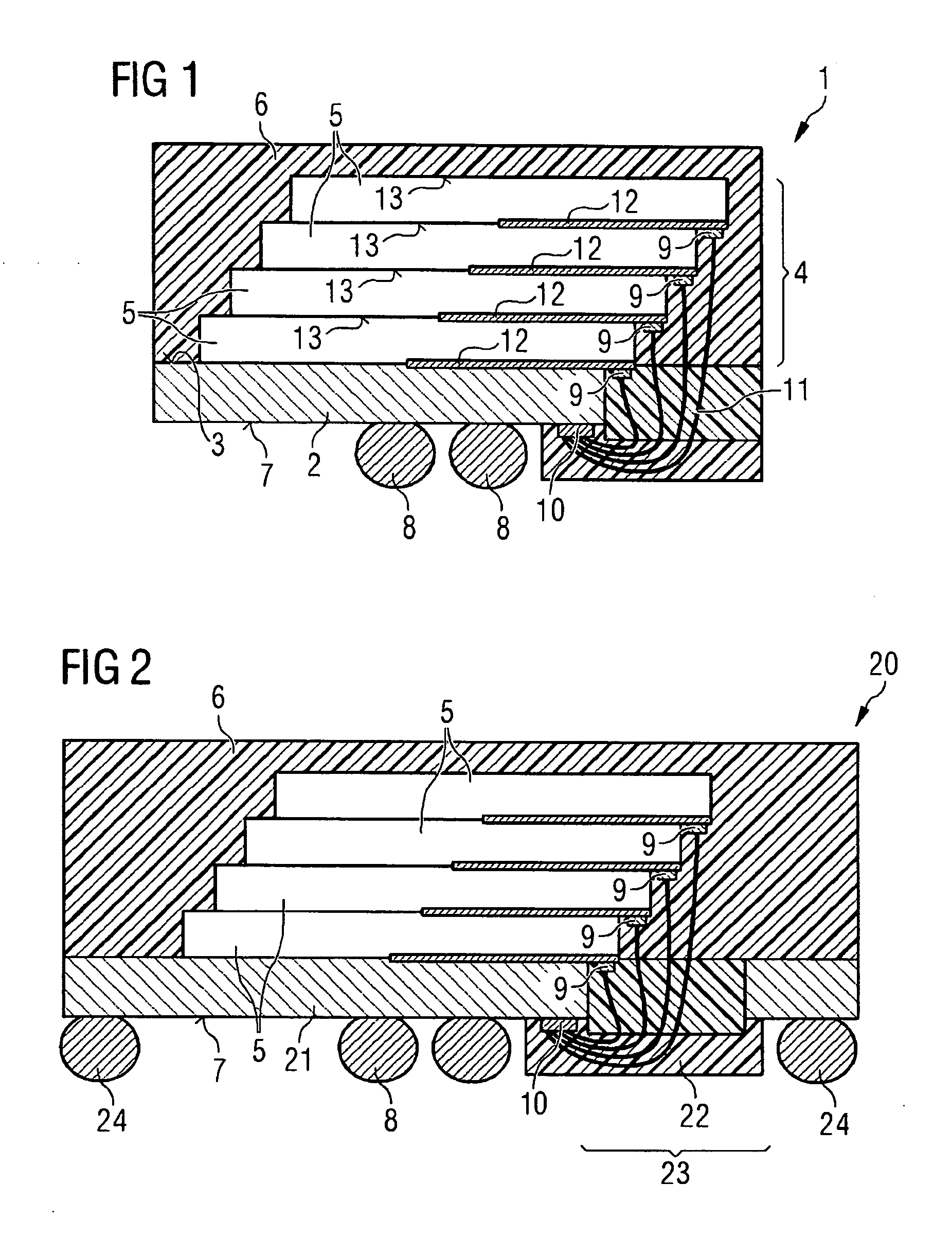 Multi-chip device and method for producing a multi-chip device