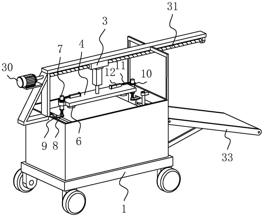 Semi-automatic corrugated beam guardrail plate mounting machine and working method thereof