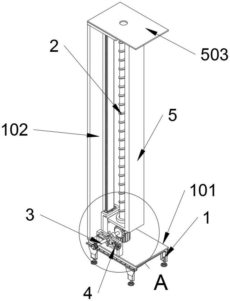 Super high-rise building engineering measuring equipment