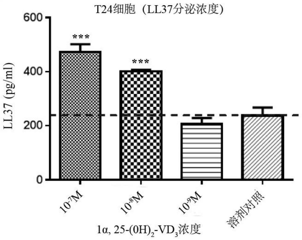 Antibacterial application of vitamin D and composition thereof