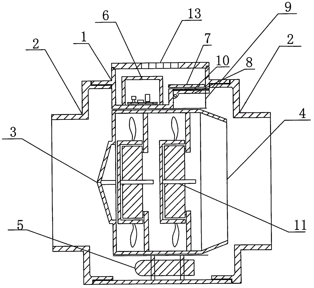 Intelligent electronic control ozone combustion-supporting type electric turbo-charging system of automobile