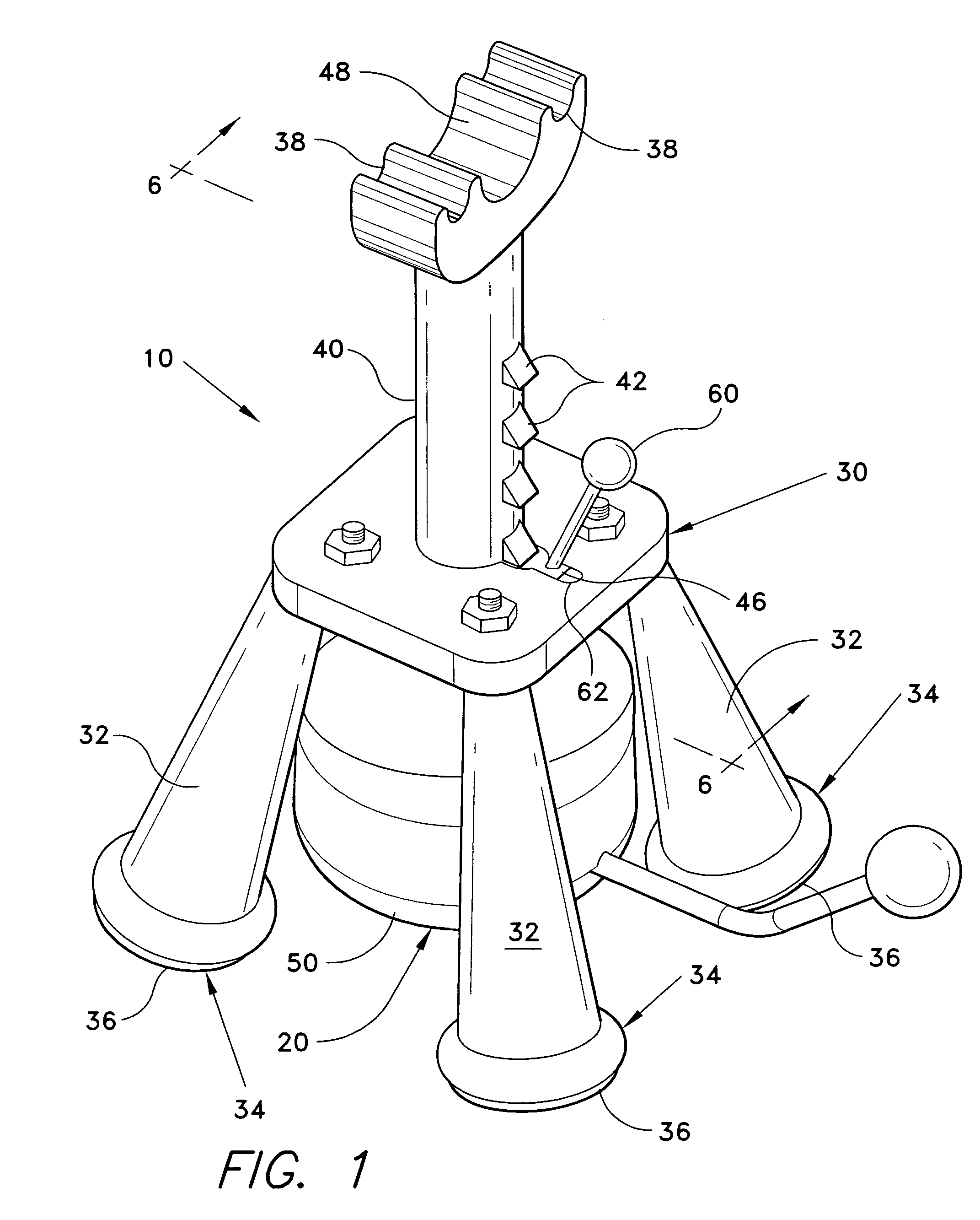 Hydraulic jack stand