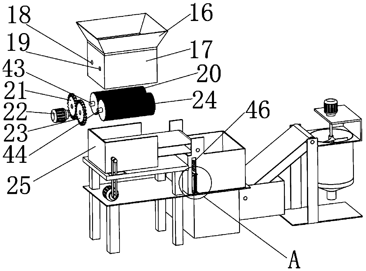 Concrete crushing regeneration equipment