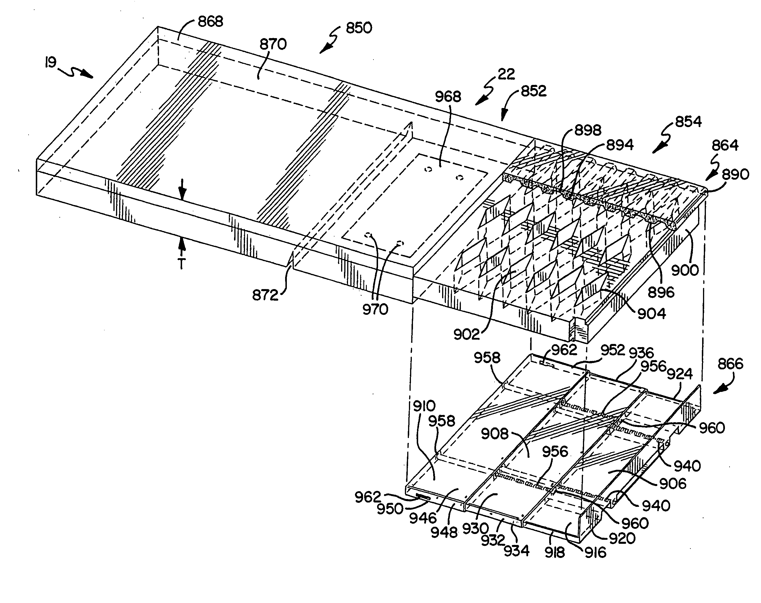 Mattress for a hospital bed