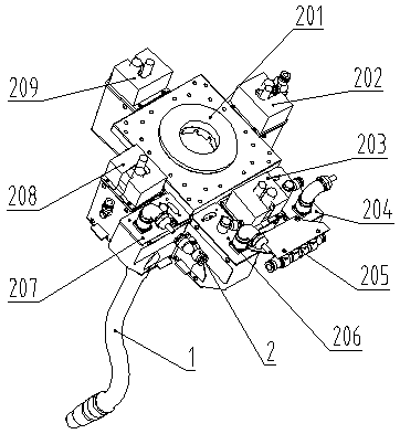 Multi-directional laser vision tracking device and tracking and controlling method thereof