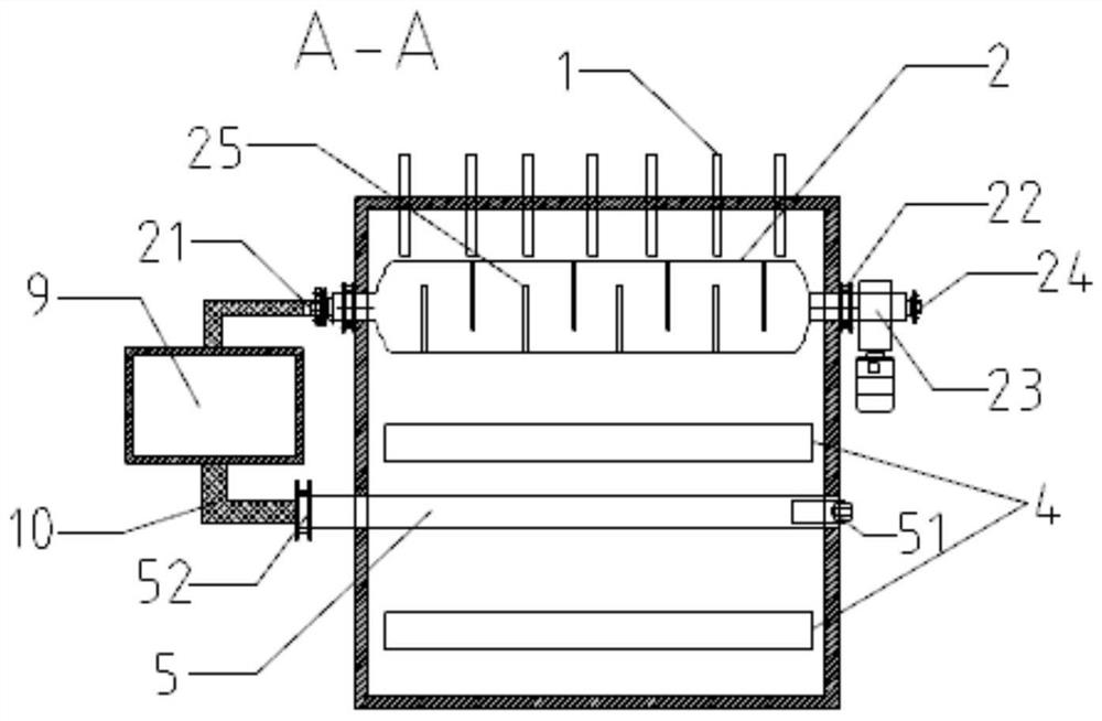 Slurry organic solid waste pyrolysis device and method